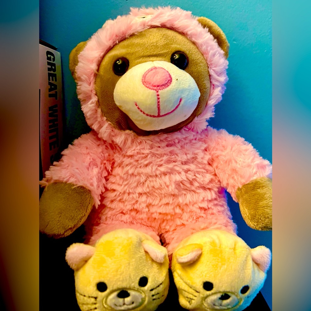 Bear Dress Up Cat Stuffed Animal